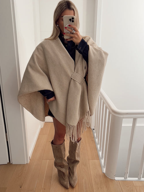 Poncho VIENNE Beige