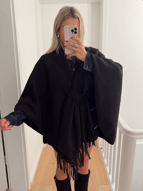 Poncho VIENNE Noir