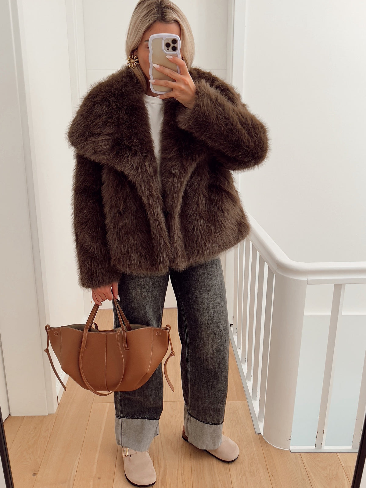 Manteau FABIAN Marron