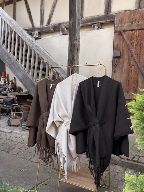 Poncho VIENNE Marron