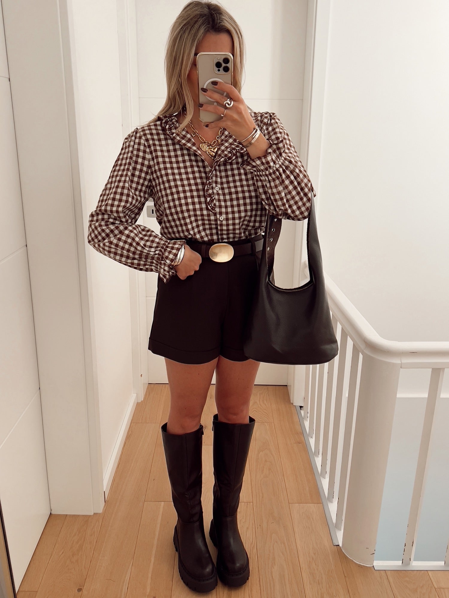Blouse CLAUDINE Marron