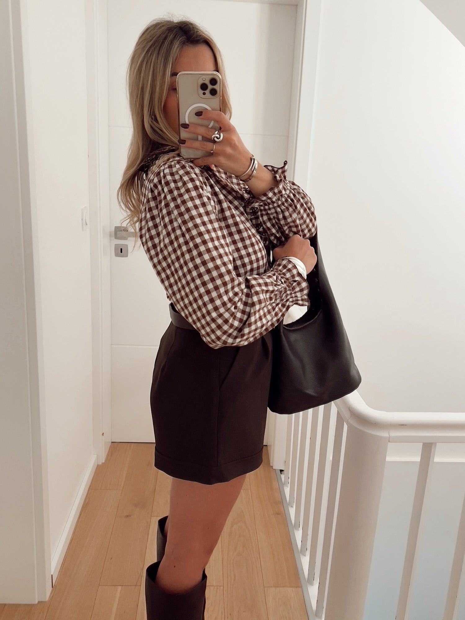 Blouse CLAUDINE Marron