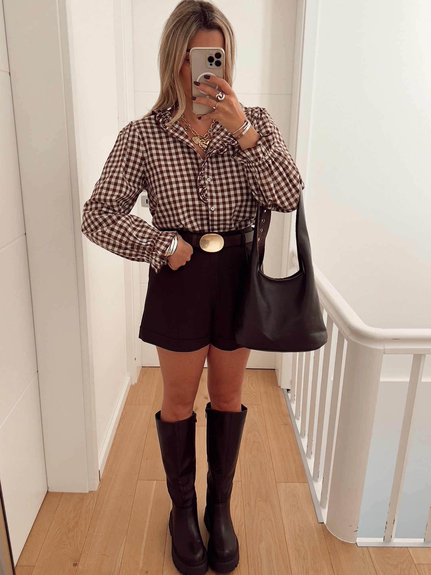 Blouse CLAUDINE Marron