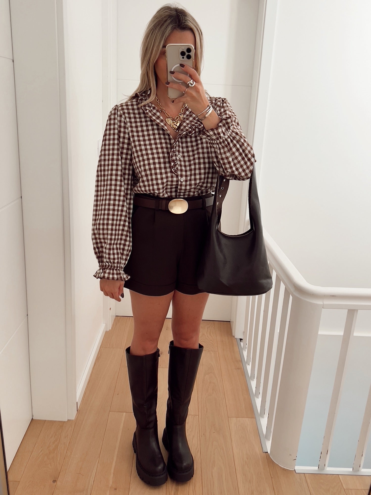 Blouse CLAUDINE Marron