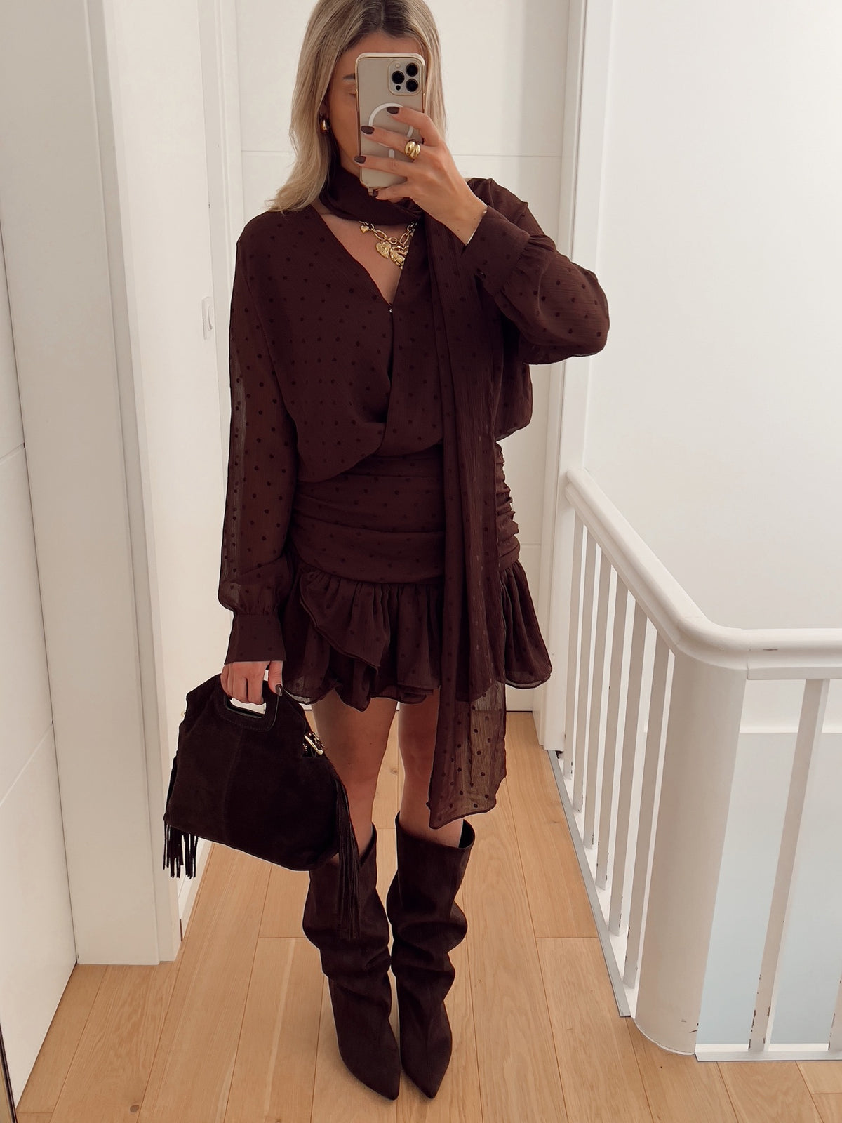 Robe NASTRI Marron