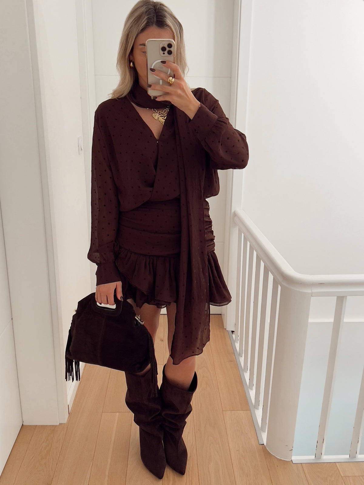 Robe NASTRI Marron