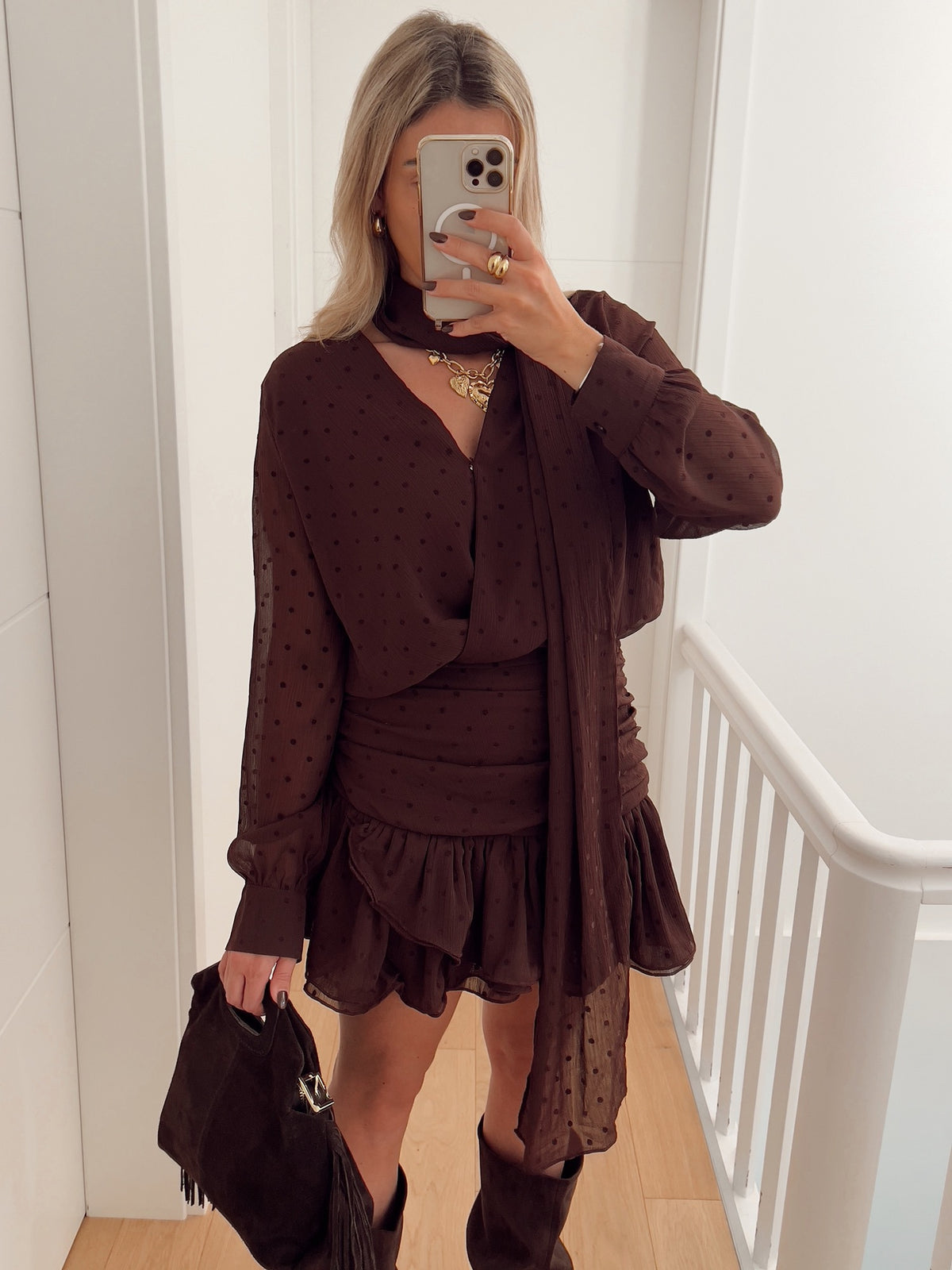 Robe NASTRI Marron