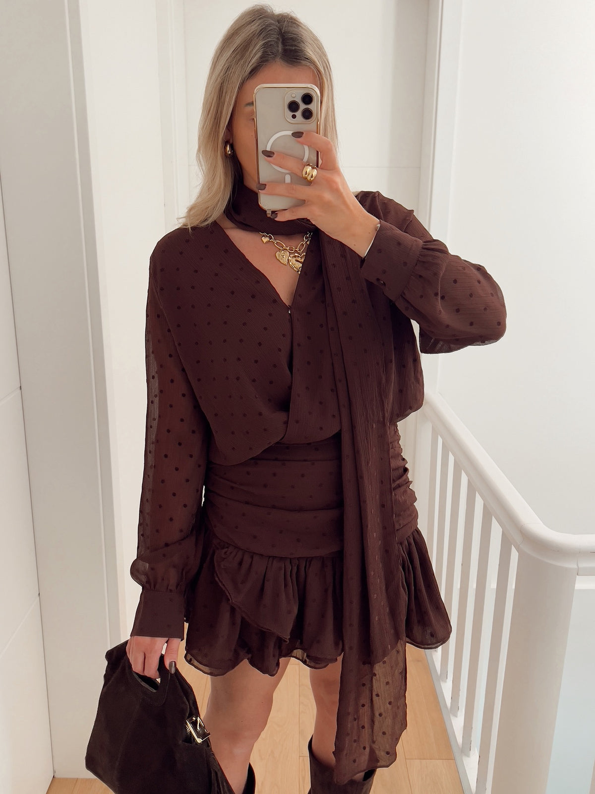 Robe NASTRI Marron