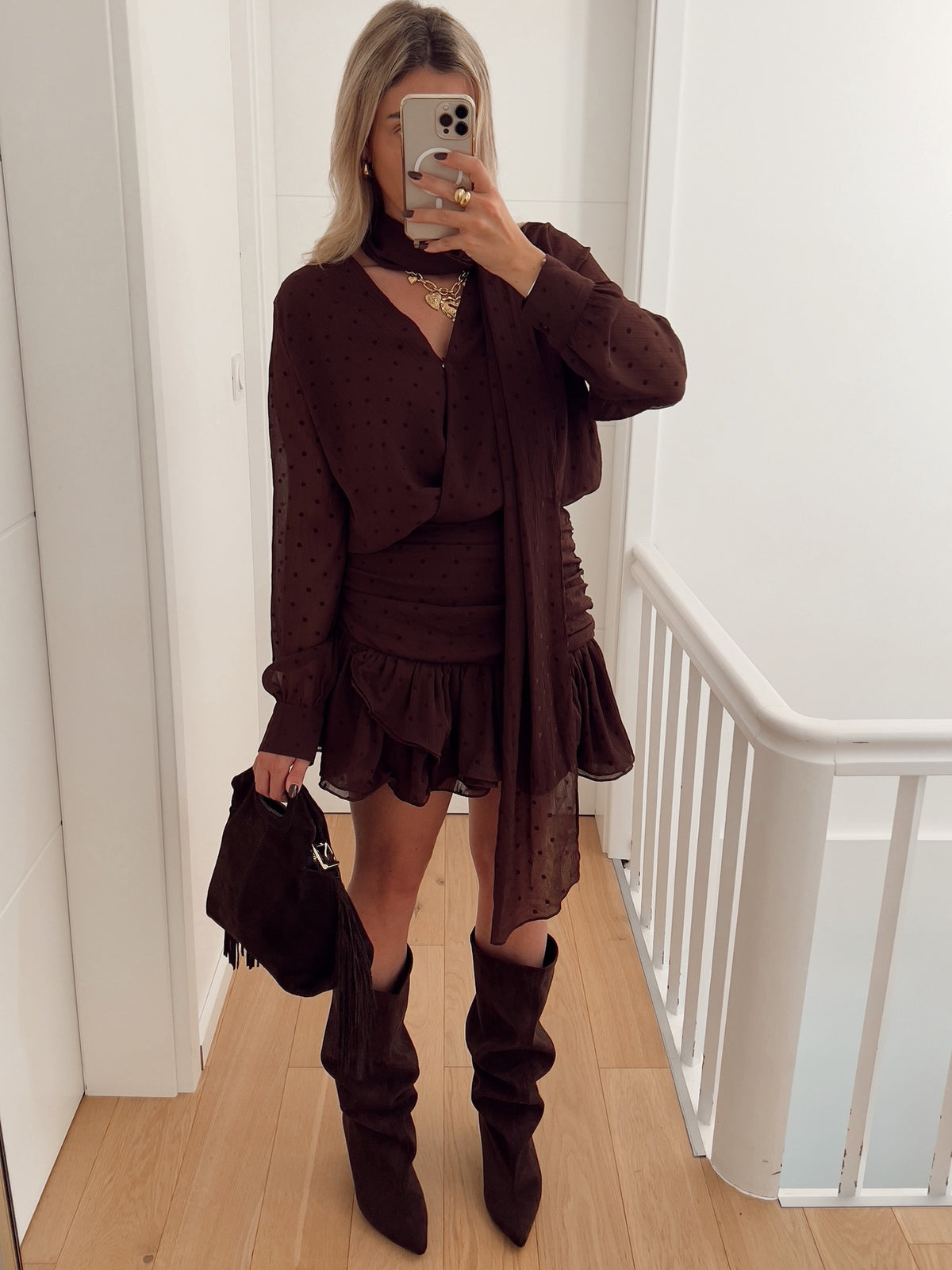 Robe NASTRI Marron