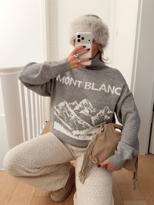 Pull MONT BLANC Gris