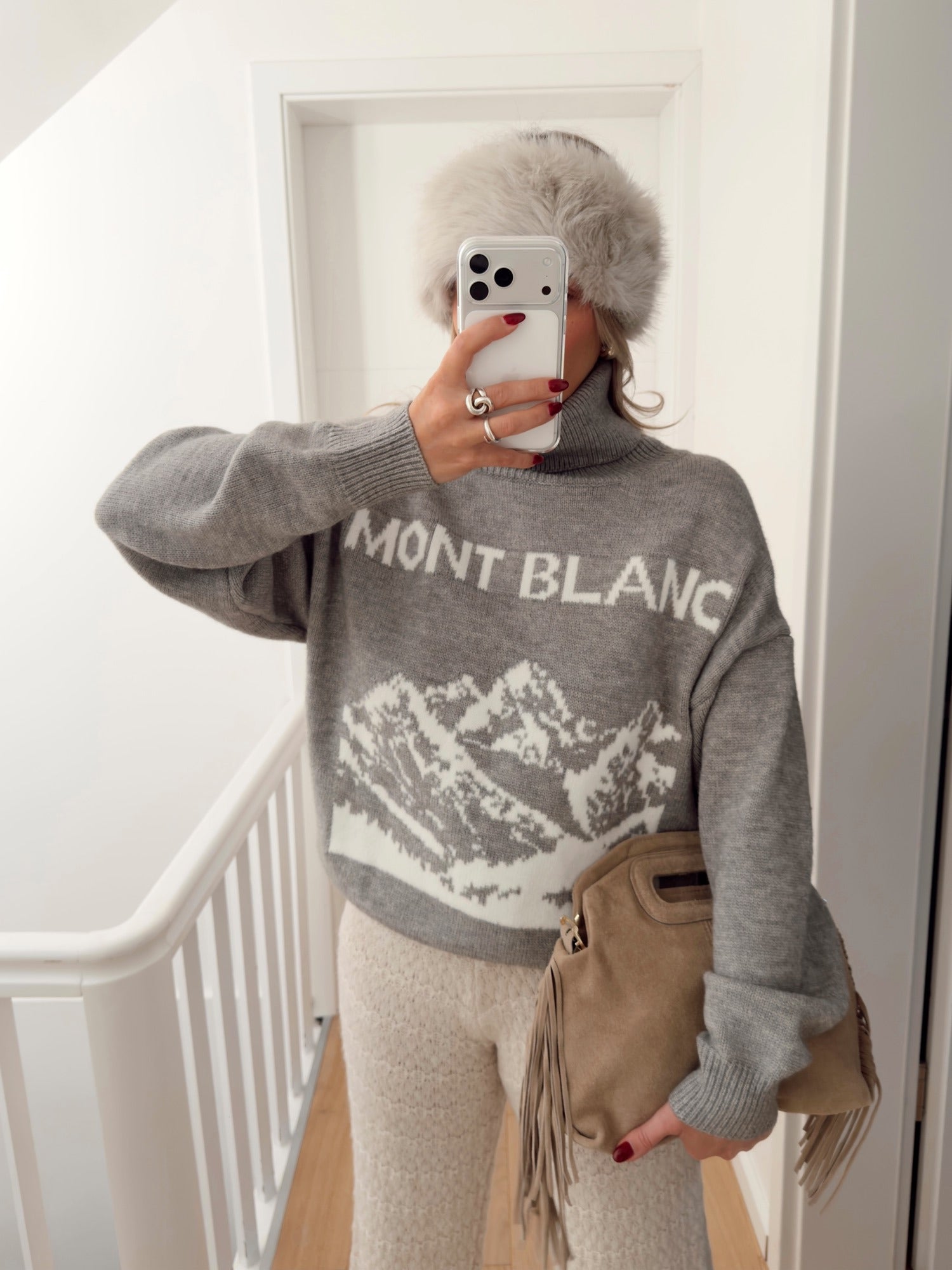 Pull MONT BLANC Gris