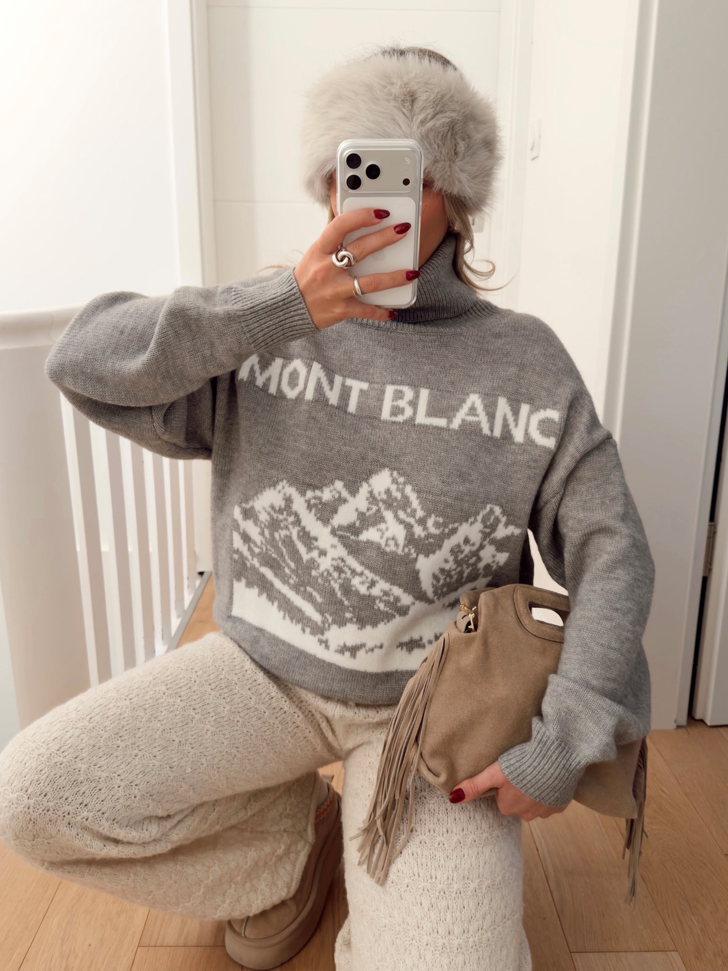 Pull MONT BLANC Gris