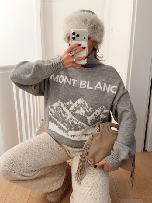 Pull MONT BLANC Gris