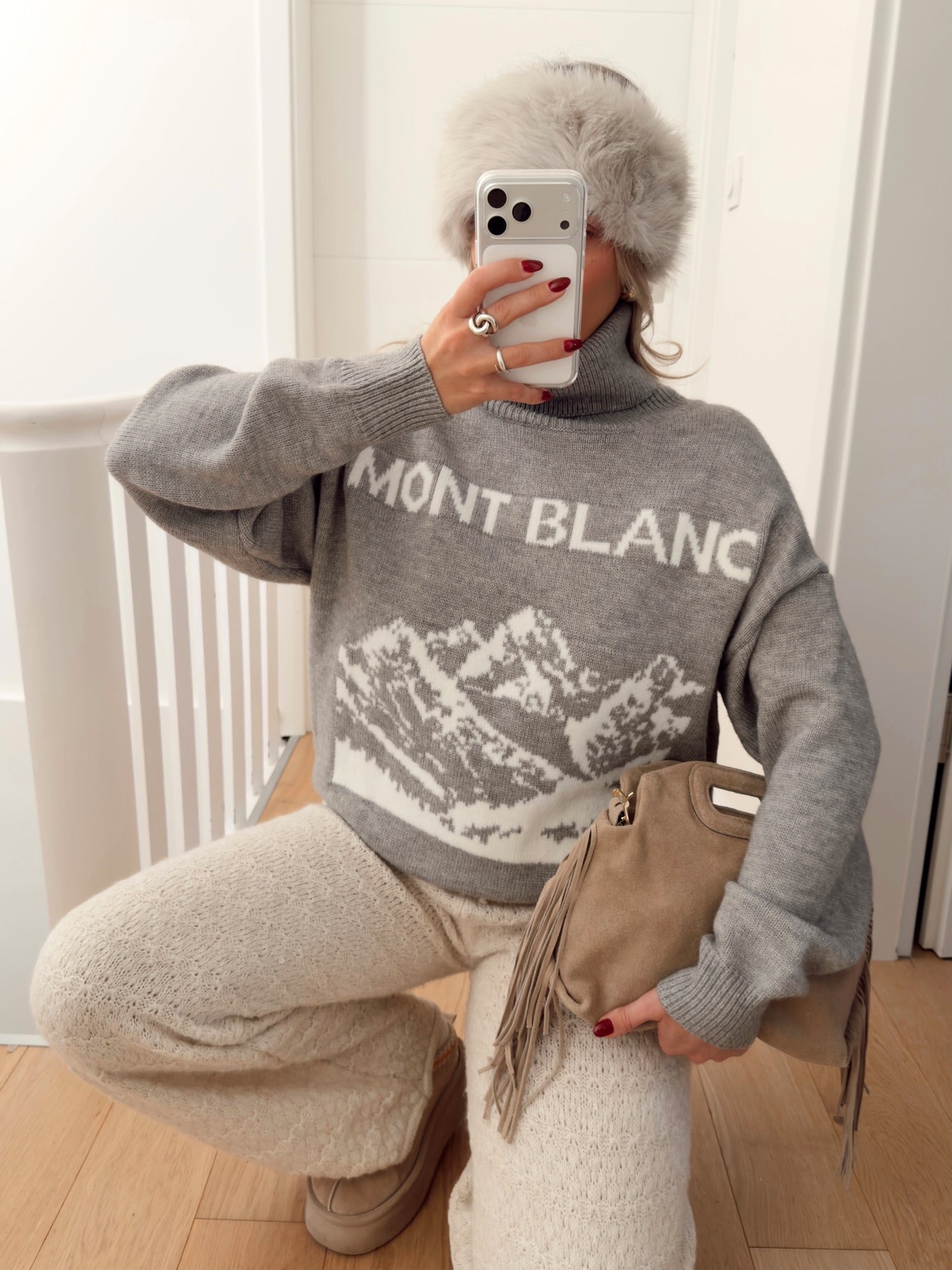 Pull MONT BLANC Gris