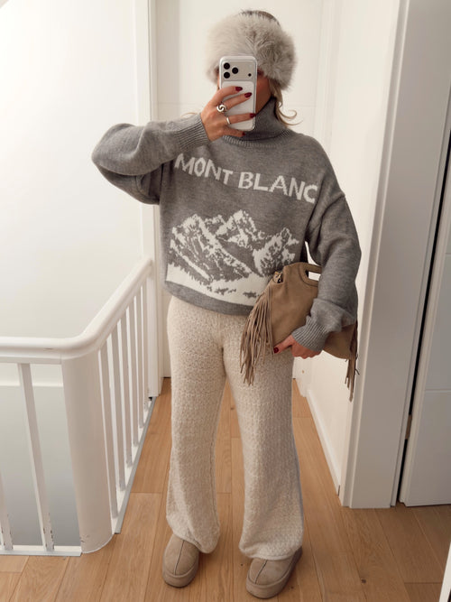 Pull MONT BLANC Gris