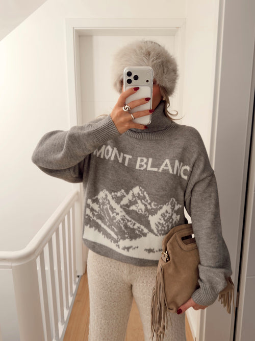 Pull MONT BLANC Gris
