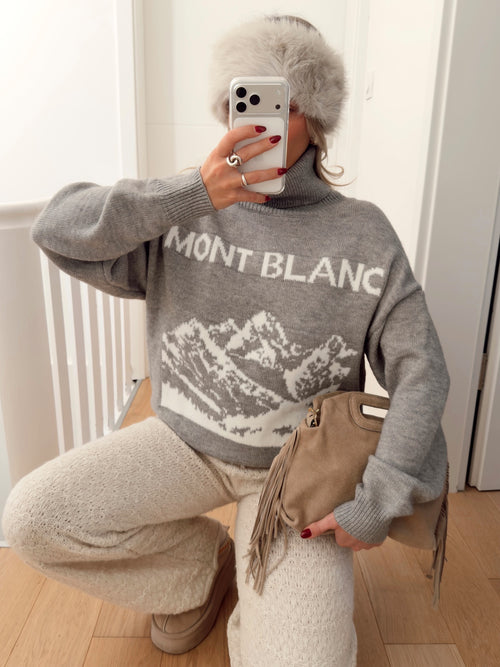 Pull MONT BLANC Gris