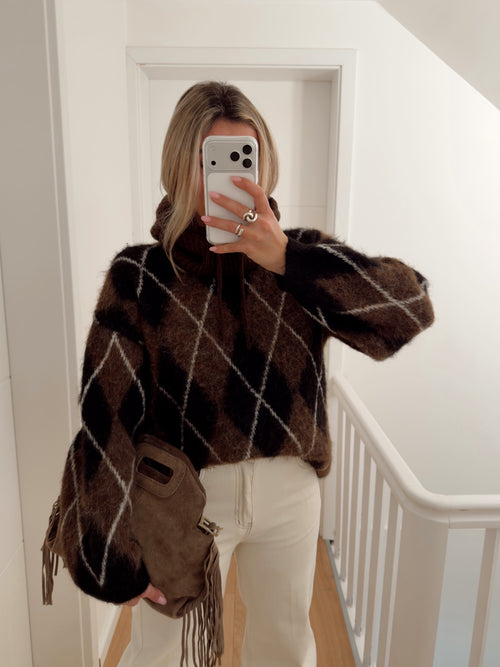Pull AMILLY Marron