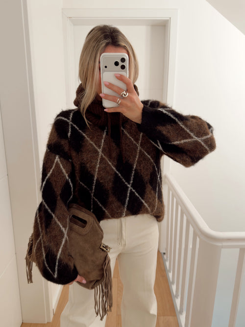 Pull AMILLY Marron