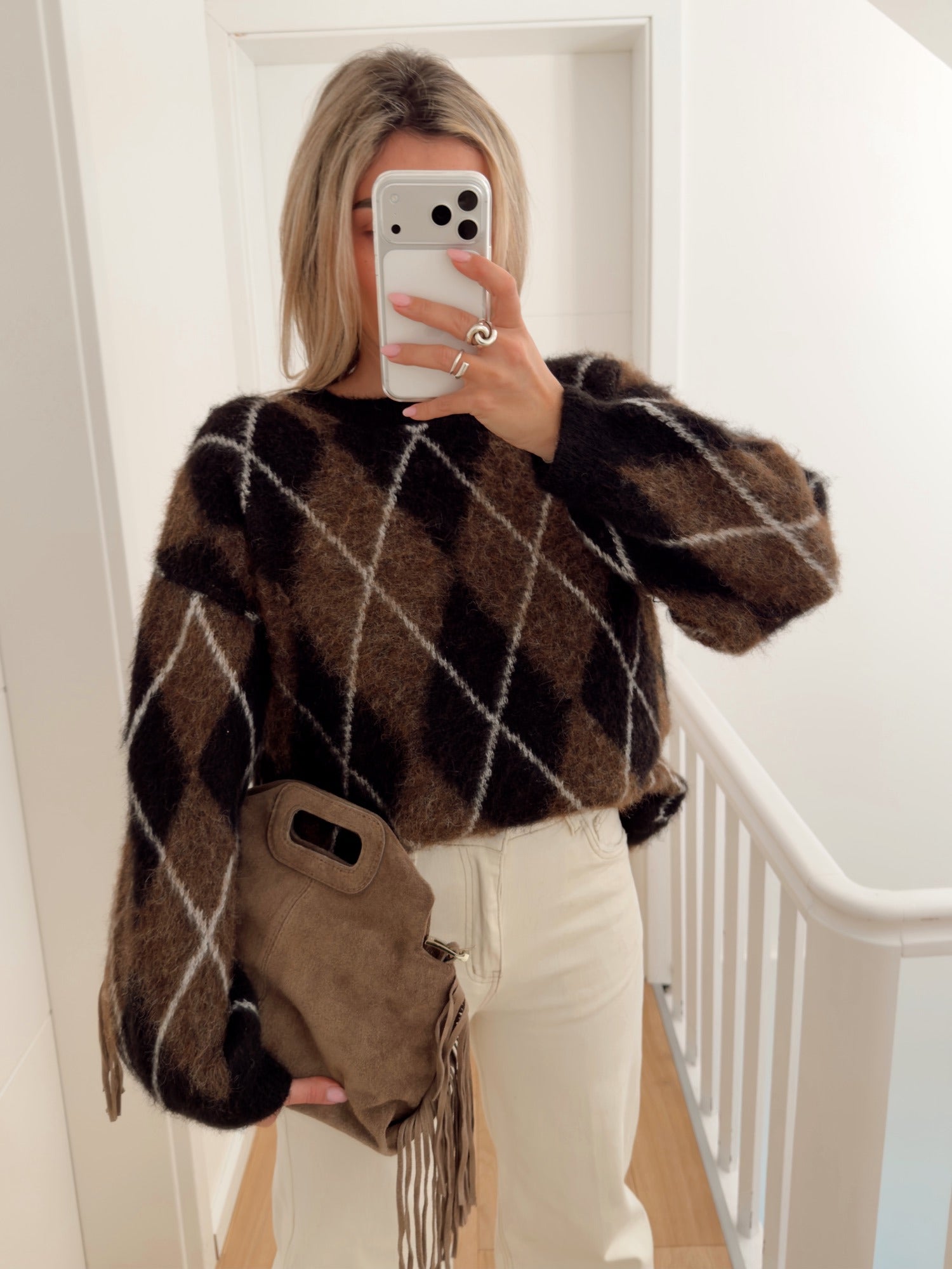 Pull AMILLY Marron