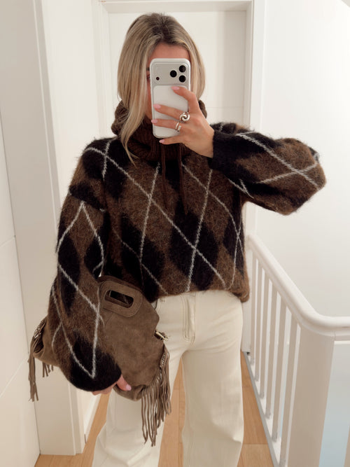 Pull AMILLY Marron