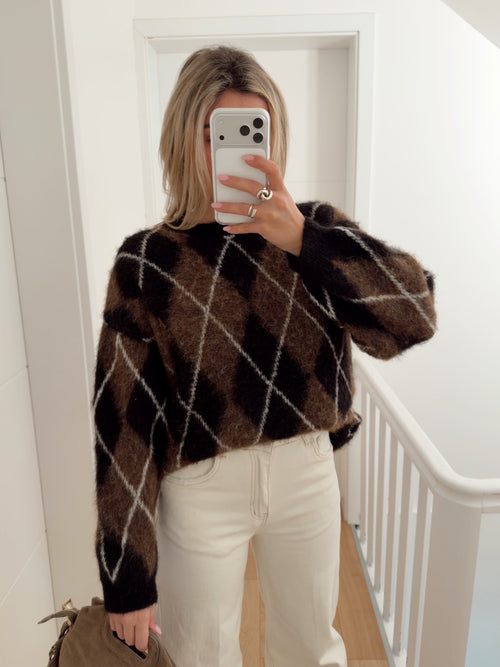 Pull AMILLY Marron