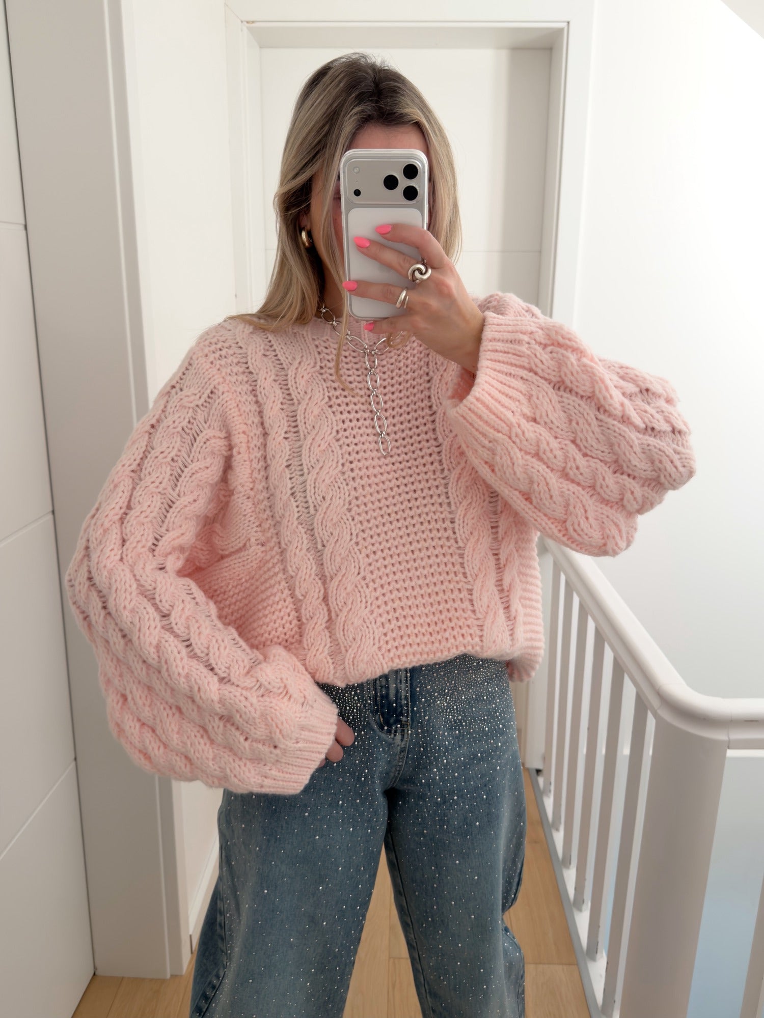 Pull HERMEL Rose
