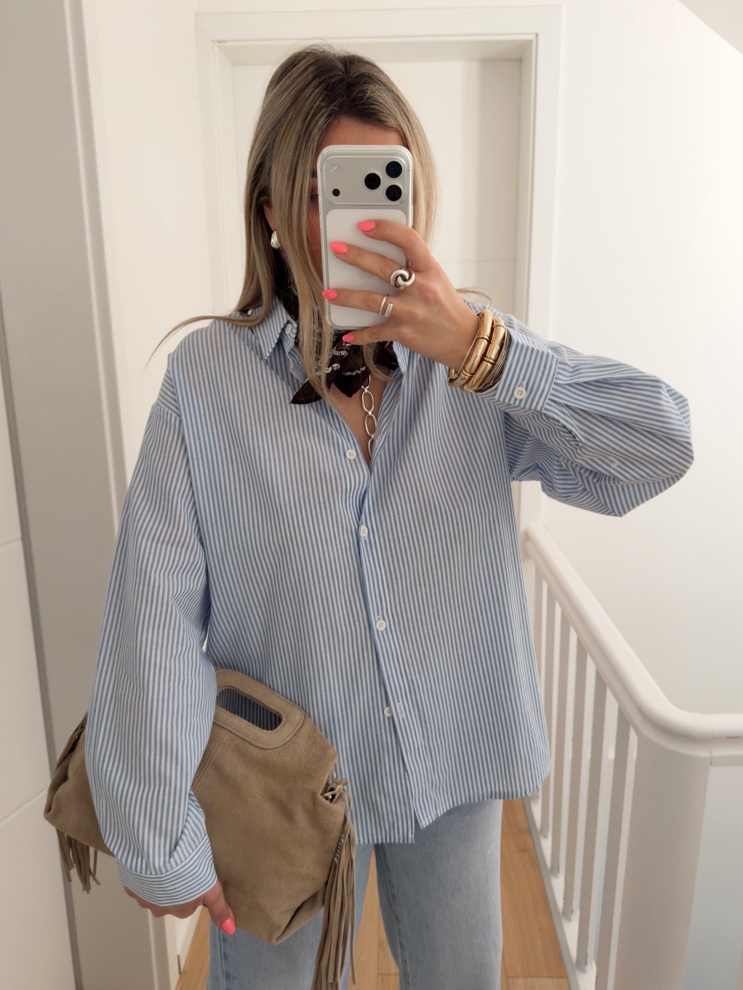 Chemise MARIAMA Bleu