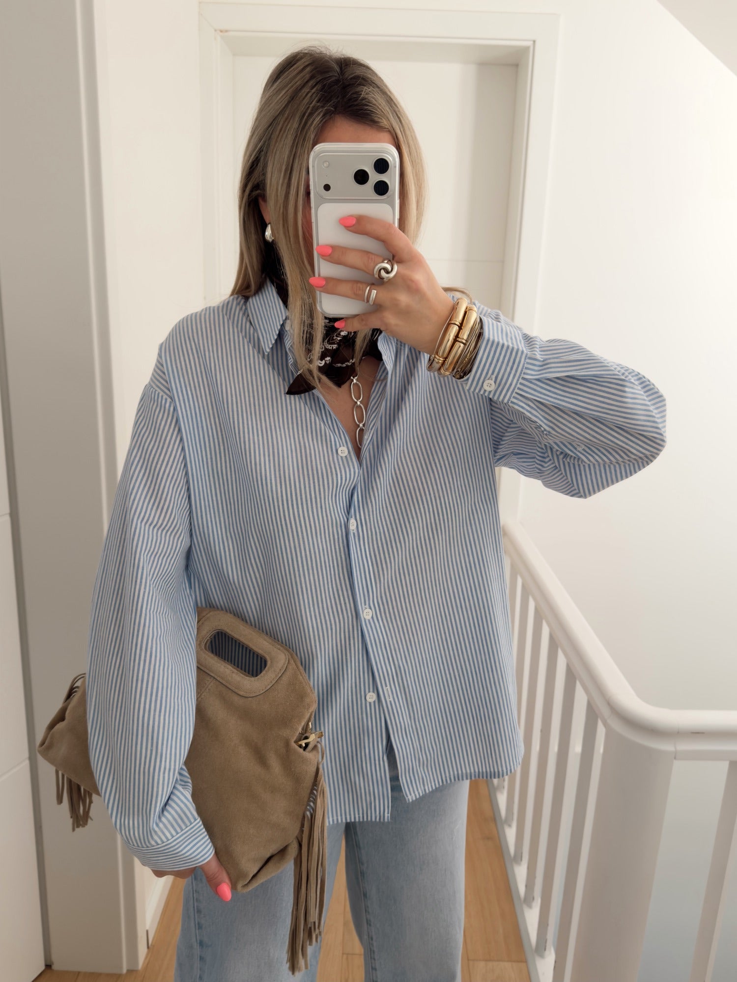Chemise MARIAMA Bleu