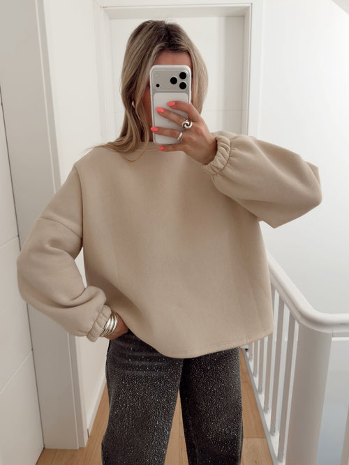 Pull MOM BOSS Beige