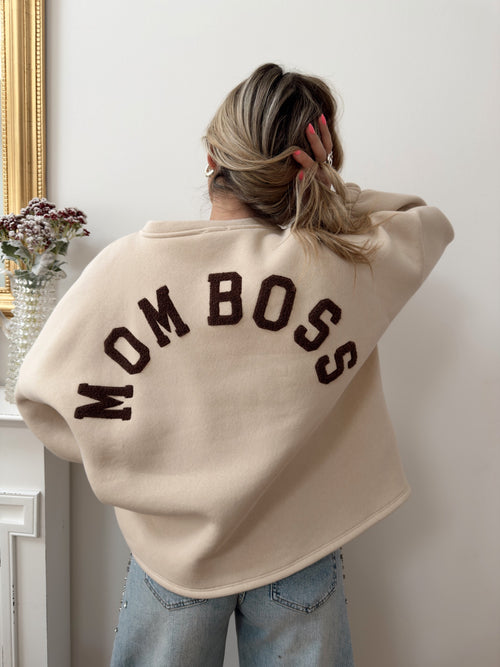 Pull MOM BOSS Beige
