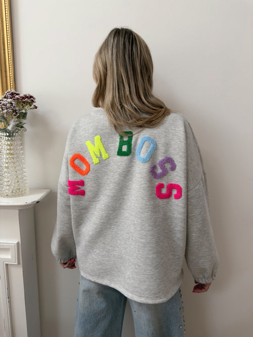 Pull MOM BOSS Gris