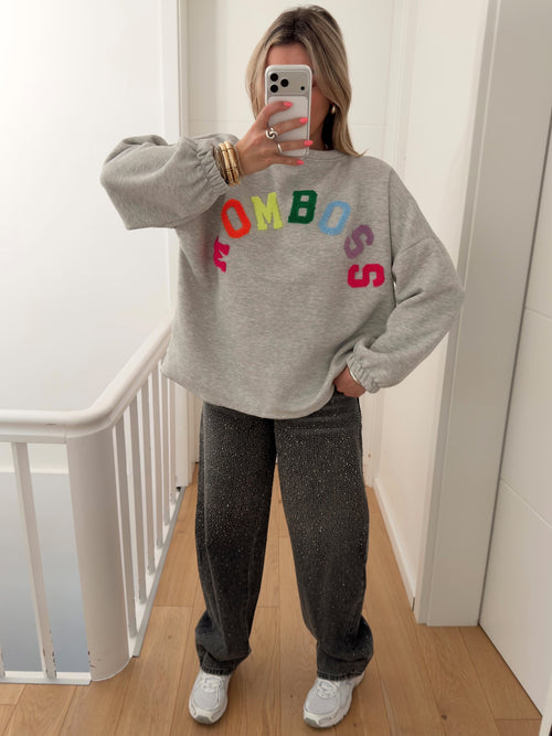 Pull MOM BOSS Gris