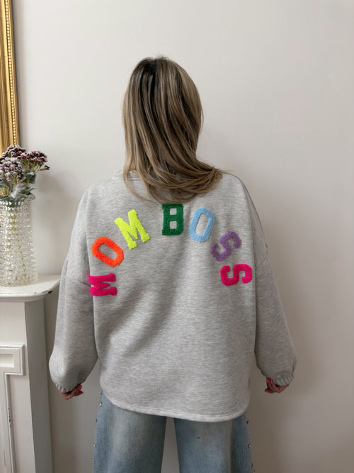 Pull MOM BOSS Gris