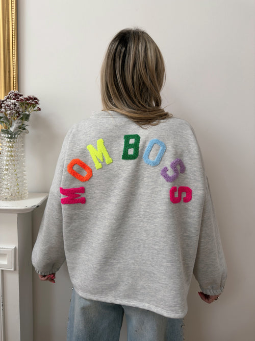 Pull MOM BOSS Gris