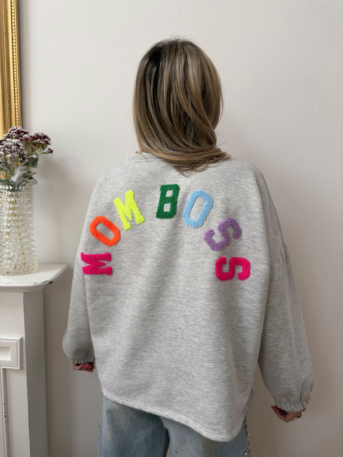 Pull MOM BOSS Gris