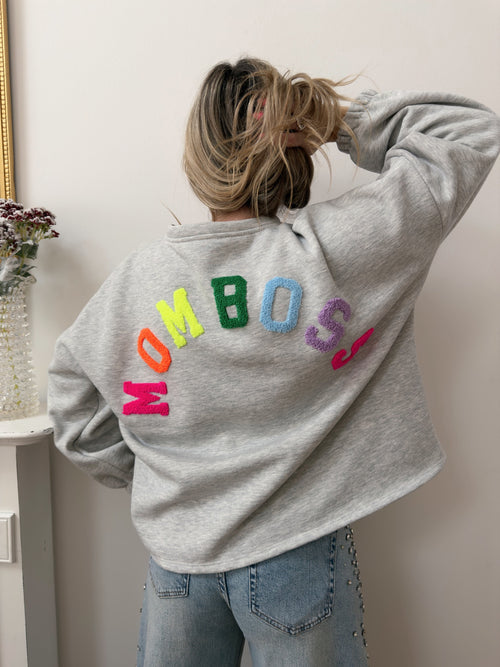 Pull MOM BOSS Gris