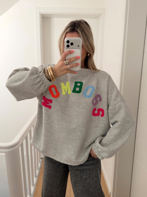 Pull MOM BOSS Gris