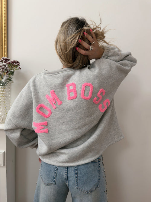 Pull MOM BOSS Gris