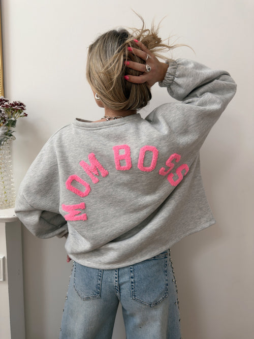 Pull MOM BOSS Gris
