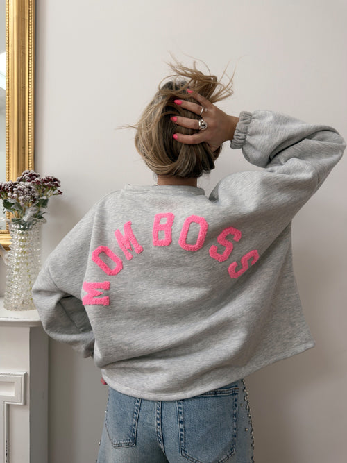 Pull MOM BOSS Gris