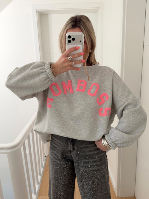 Pull MOM BOSS Gris