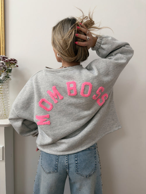 Pull MOM BOSS Gris