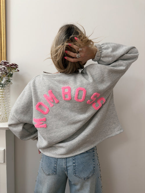 Pull MOM BOSS Gris