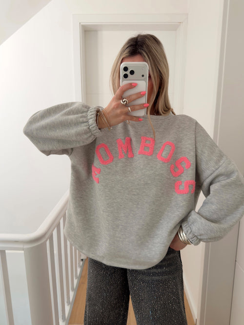 Pull MOM BOSS Gris