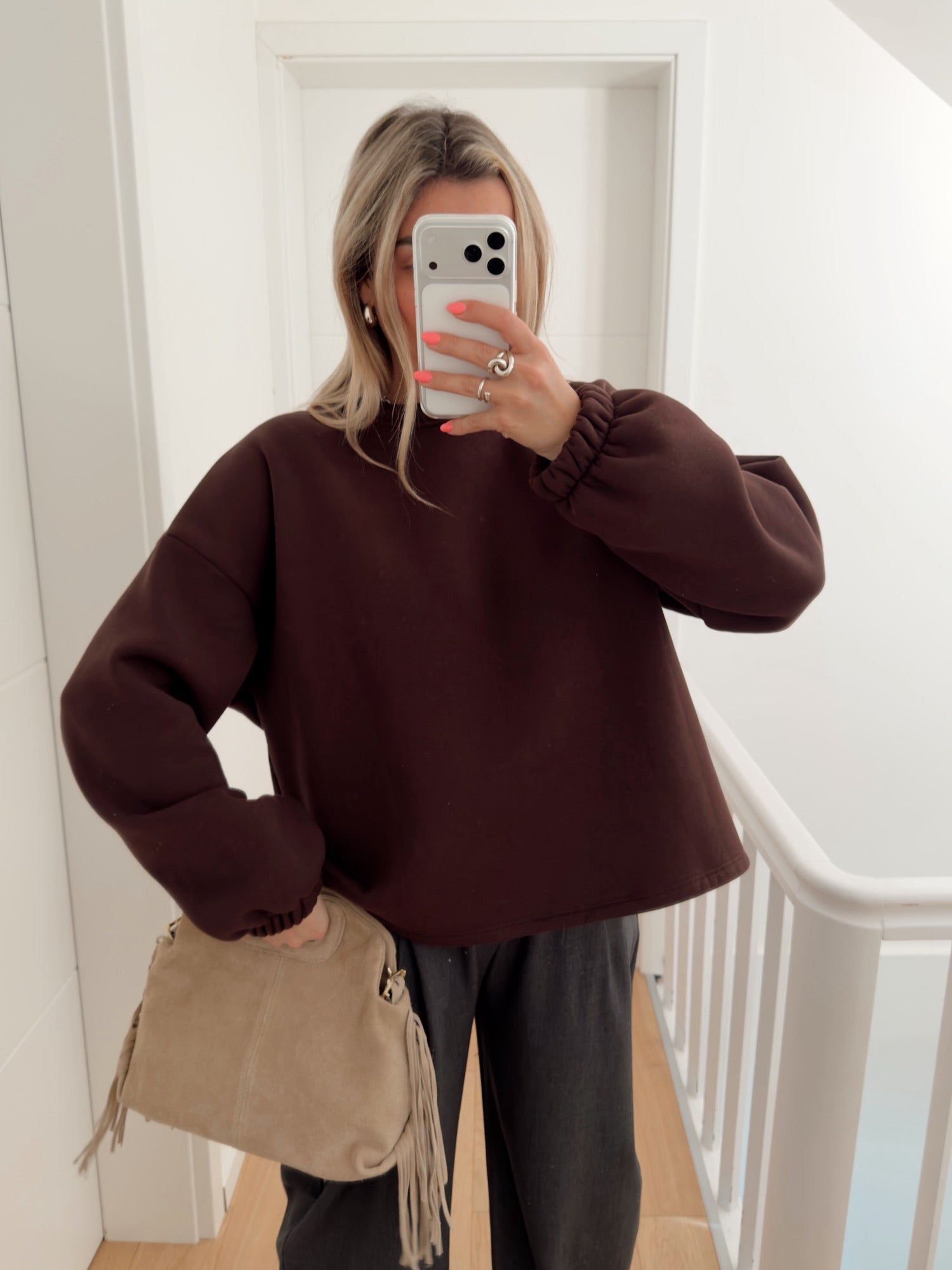 Pull MOMMY Marron