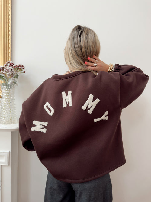 Pull MOMMY Marron