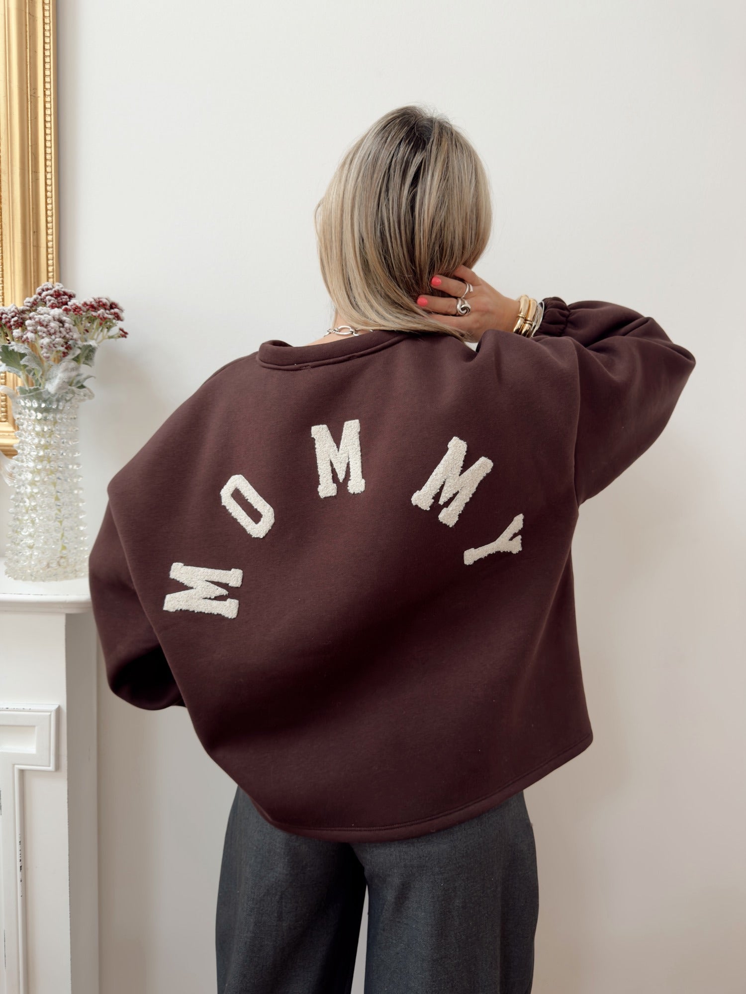 Pull MOMMY Marron
