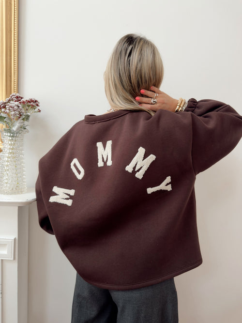 Pull MOMMY Marron