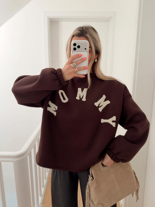 Pull MOMMY Marron